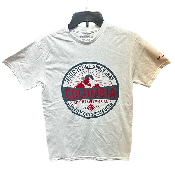 Columbia white color tested tough since 1938 100% cotton - Picture 1 of 5